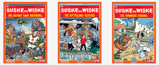 verwacht: nieuwe Suske en Wiske puzzels