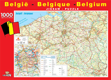 puzzel diverse puzzels roadmap Belgie De Rouck